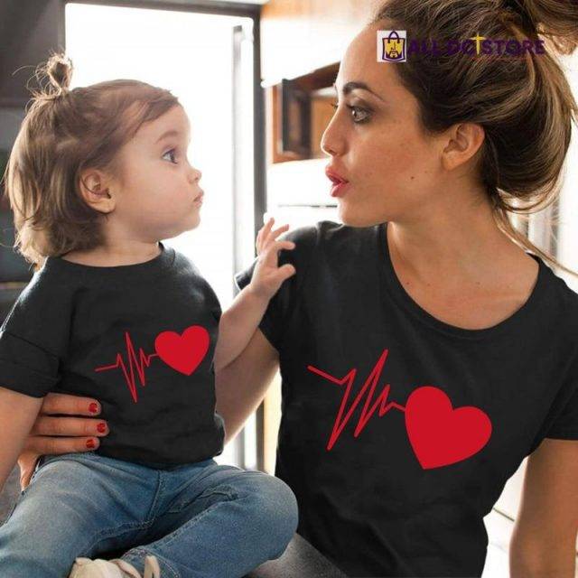 Camiseta Familia : Latido del Corazón