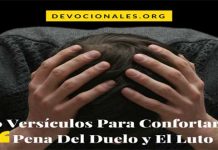 Versículos Bíblicos Para Confortar La Pena Del Duelo y El Luto