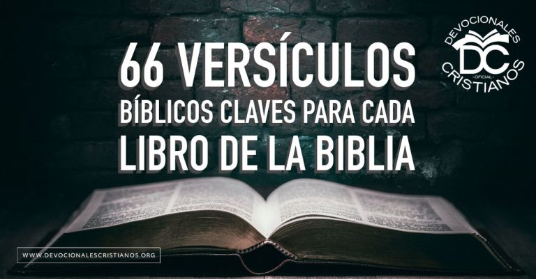 66 Versículos Bíblicos Claves Para Cada Libro de la Biblia: Cuadro Explicativo
